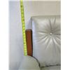 Image 16 : Wood-Framed Natural Leather Armchair, Pirelli Ltd. (Great Britain) 30" x 29" x 34"H