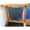Image 8 : Wood-Framed Natural Leather Armchair, Pirelli Ltd. (Great Britain) 30" x 29" x 34"H