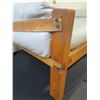 Image 6 : Wood-Framed Natural Leather Armchair, Pirelli Ltd. (Great Britain) 30" x 29" x 34"H