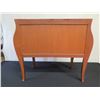 Image 7 : 2-Drawer Bombe Side Table (or Nightstand) w/ Natural Marble Top 29" x 15" x 30"H