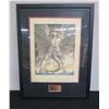 Image 1 : Premier Props RD3000 Framed Edible Red Dragon Print Prop w/ COA 25" x 33"