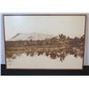 Image 1 : Vintage Scenic Photographic Image, Wood Framed 30" x 26"