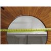 Image 11 : Large Sunburst Wall Mirror, Natural Teak Wood, 40" Dia.
