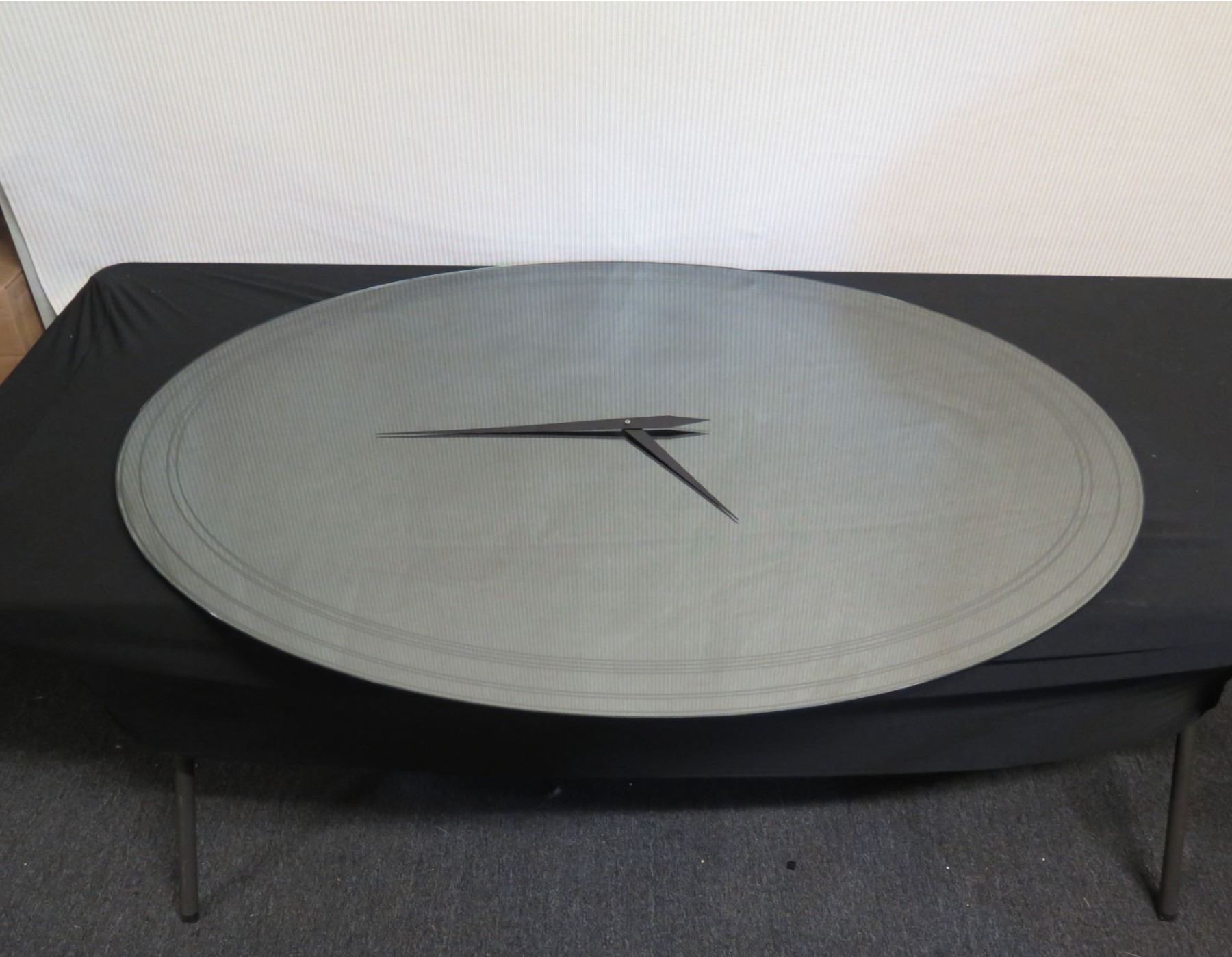 Large Cattelan Italia Oval Mirrored Wall Clock 47