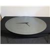 Image 1 : Large Cattelan Italia Oval Mirrored Wall Clock 47" x 35"