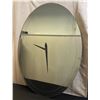 Image 2 : Large Cattelan Italia Oval Mirrored Wall Clock 47" x 35"