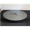 Image 8 : Large Cattelan Italia Oval Mirrored Wall Clock 47" x 35"
