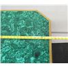 Image 16 : Large Empire Style Gilt Faux Malachite Table w/ Clawfoot Detail 63" x 31" x 33"H