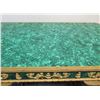 Image 6 : Large Empire Style Gilt Faux Malachite Table w/ Clawfoot Detail 63" x 31" x 33"H