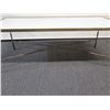 Image 5 : Metal Rectangular Coffee Table w/ Stone Top 50" x 22" x 18"H