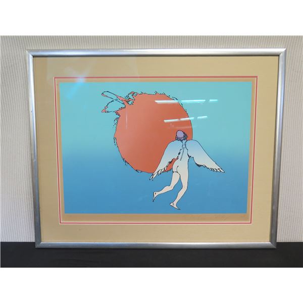 Icarus by Artist Peter Max, Hand Signed, Ltd. Ed. 15/175 Framed 36" x 29"