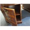 Image 17 : Maitland-Smith Oval Executive Desk w/ Drawers & Cabinet, Marquetry Detail 70" x 44" x 30"H