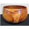 Image 2 : Very Large Kou Wood Bowl, Signed by R.W. Butts 26" Rim Dia, 16.5"H