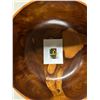 Image 5 : Very Large Kou Wood Bowl, Signed by R.W. Butts 26" Rim Dia, 16.5"H