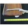 Image 14 : MDZ Creations Koa Wood Swing w/ Maker's Mark & Rope Handles 24" x 9"