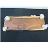 Image 8 : MDZ Creations Koa Wood Swing w/ Maker's Mark & Rope Handles 24" x 9"