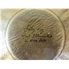Image 11 : Qty 8 Lesley Roy Hand Illuminated Minstrel Angels Fluted Plates in 24kt Gold 8" dia