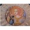 Image 3 : Qty 2 Lesley Roy Hand Illuminated Renaissance Minstrel Angels Fluted Plates in 24kt Gold 12" dia