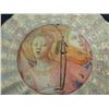 Image 5 : Qty 2 Lesley Roy Hand Illuminated Renaissance Minstrel Angels Fluted Plates in 24kt Gold 12" dia