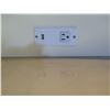 Image 6 : SmartStuff 5321001 Curved Dresser w/ 6 Drawers & Hutch Top w/ Outlet 48" x 18" x 44"H
