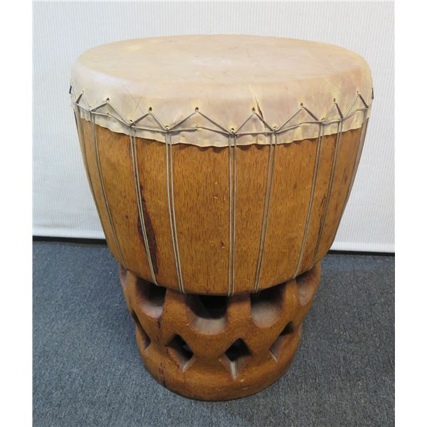 Vintage Pahu Drum 23" Dia, 30"H