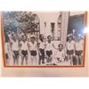 Image 2 : Waikiki Beach Patrol in front of Royal Hawaiian Hotel Photograph Circa 1925, Wood Framed 16" x 13"