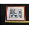 Image 5 : Waikiki Beach Patrol in front of Royal Hawaiian Hotel Photograph Circa 1925, Wood Framed 16" x 13"