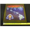 Image 6 : Islands of Hawaii, Image on Metal by Blaise Domino, Signed, Unframed 12" x 12"