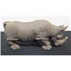 Image 1 : Rhinoceros Figurine (horn damaged) 12"L