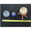 Image 8 : Decorative Glass Balls, Natural Stone Ball & Multi-Faceted Candle Holder w/ Display Stand