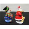 Image 2 : Qty 2 Christmas Figurines:  Santa & Snowman Approx. 4"H