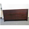 Image 2 : Element Wooden 6-Drawer Dresser 64" x 18" x 32"H