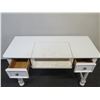 Image 8 : Kids Legacy Classic White Wooden Desk w/ 2 Drawers & Keyboard Rest 48" x 20" x 30"H