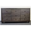 Image 1 : River Wash Wooden 9-Drawer Dresser 66" x 19" x 35"H