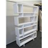 Image 2 : White Coaster 800308 4-Tier Etagere Bookcase 47" x 11.5" x 72"H