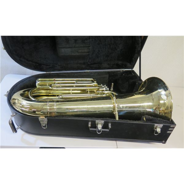 Dynasty Tuba w/ Mouthpiece in Rolling Case