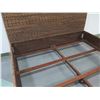Image 23 : Woven Bed Frame 76" x 95" x 48"H (mattress and quilted bedspread not included)