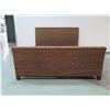 Image 3 : Woven Bed Frame 76" x 95" x 48"H (mattress and quilted bedspread not included)