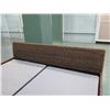 Image 8 : Woven Bed Frame 76" x 95" x 48"H (mattress and quilted bedspread not included)