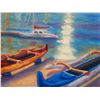 Image 2 : Oil Painting on Canvas, View of Diamond Head, Signed by WB Wayne Christiansen, 30" x 24" Unframed