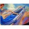 Image 5 : Oil Painting on Canvas, View of Diamond Head, Signed by WB Wayne Christiansen, 30" x 24" Unframed