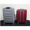 Image 3 : Qty 2 Delsey Rolling 4-Wheel Suitcases, Misc Sizes