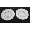 Image 1 : Qty 2 Metallic Serving Plates 12" Dia.