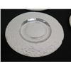 Image 2 : Qty 4 Metallic Serving Plates 12" Dia.