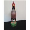Image 3 : Wooden Chicken Figurine 31"H