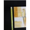 Image 7 : Yellow Bird II Original Painting on Canvas by Artist Endicott, Unframed 9.5" x 13"