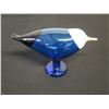 Image 3 : Iittala Blue Magpie Glass Bird Figurine, Signed by Artist Toikika (?) 10"L