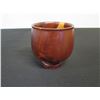 Image 2 : Footed Kiawe Wood Bowl 5" Dia, 6" H