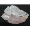 Image 1 : Carved Quartz Crystal Tiger Figurine 10" x 7.5"H