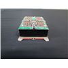 Image 2 : Jay Strongwater 9DH7136434 Black Crystal Box w/ Stand & Decorative Lid 6" x 4" x 1.5"H